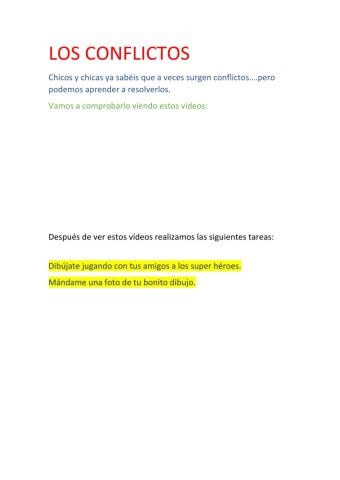 Resolución de conflictos