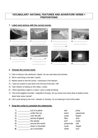 Vocabulary: extreme adventures