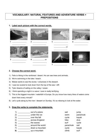 Vocabulary: extreme adventures
