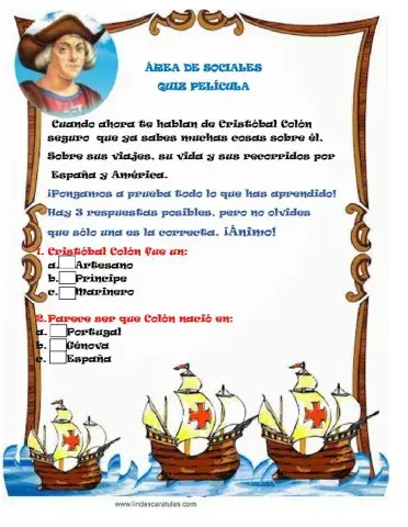 Pelìcula cristobal colon