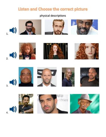 Physical Decriptions