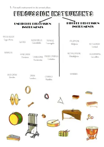 Percussion instruments