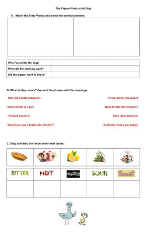 Reading: The Pigeon Finds a Hot Dog