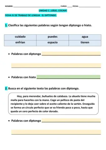 Ficha 4 T-2 LCL 5º epo
