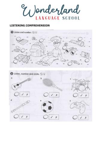 Third integrative kids 1 listening reading