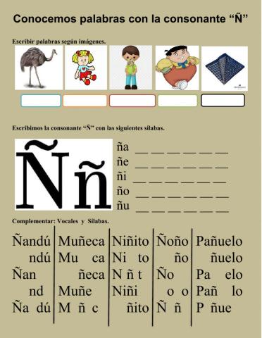Consonante Ñ