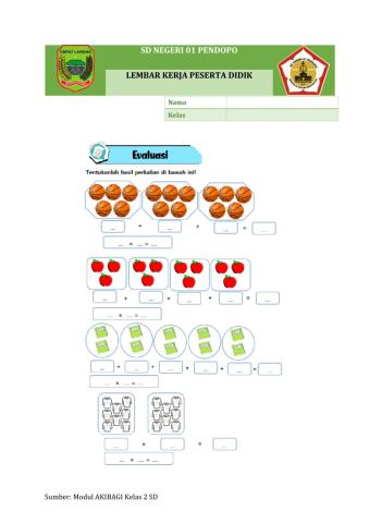 Perkalian (Tema 2 subtema 2)