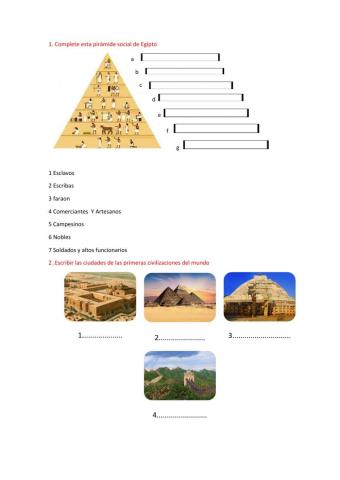 Las Primeras Civilizaciones del Mundo
