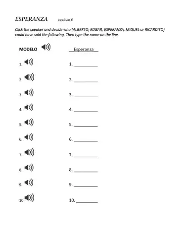 ESPERANZA:  capítulo 6