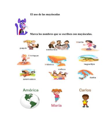 Las mayúsculas