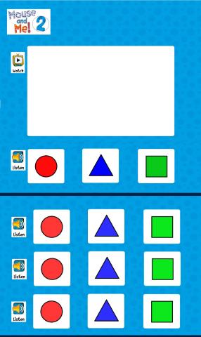 Shapes, circle, triangle, square