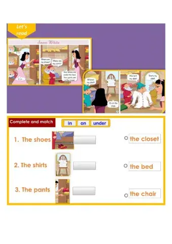 SNOW WHITE- Where are my shoes?