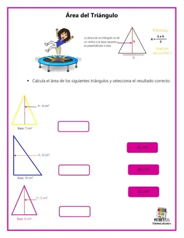 Área del triángulo