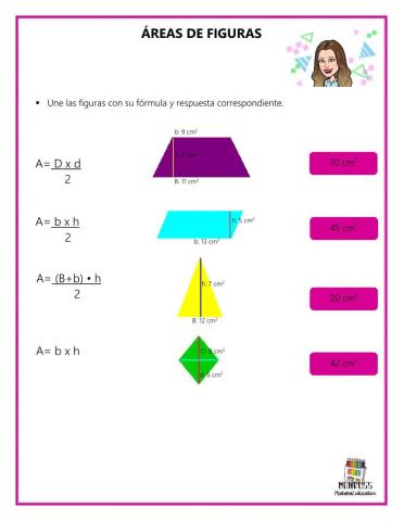 Área de Figuras Geométricas