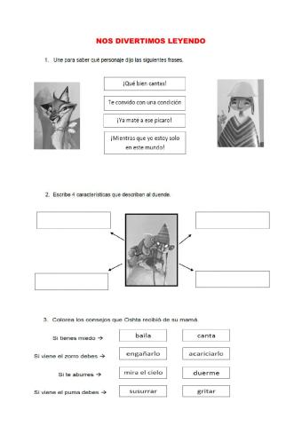 Leemos y comprendemos