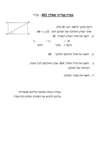 מבדק טריגו טור ב
