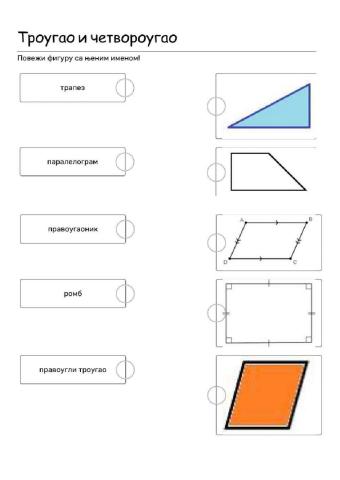 Površina trougla i četvorougla