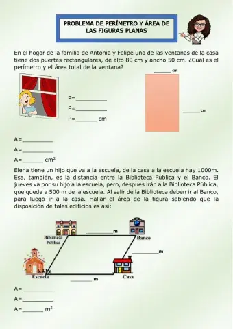 Perímetro y área problemas
