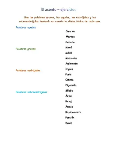 El acento
