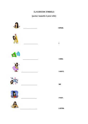Classroom symbols