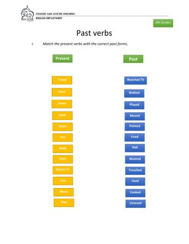 Verbs in Past