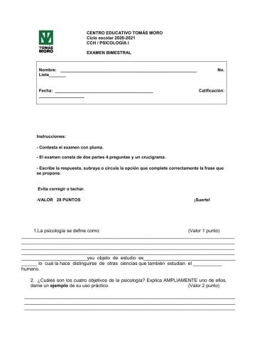 Examen Parcial Final