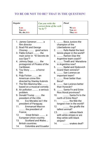 General information-Argentina and the world