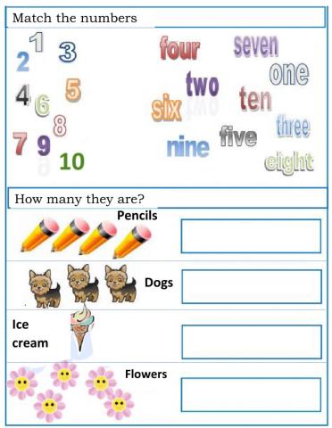 Numbers and how many