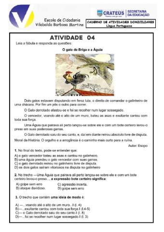 Atividades Domiciliares