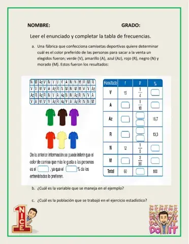 Variables estadísticas