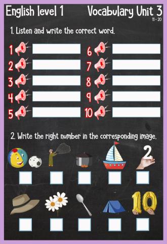 Vocabulary Unit 3 (11-20)