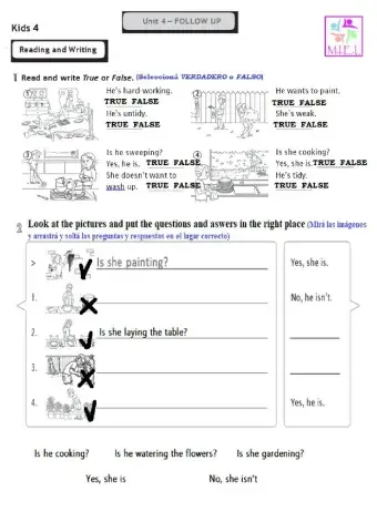 Kids 4 follow up unit 4