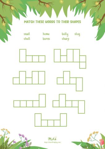 Charlie's Shell - Word Shapes