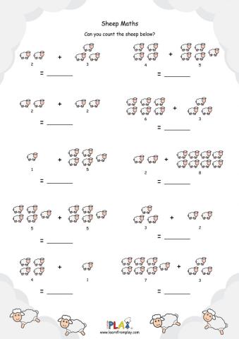 Let Me Sleep Sheep - Sheep Maths