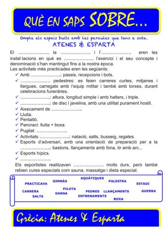 Que saps sobre...Atenes&Esparta CS-6è 05