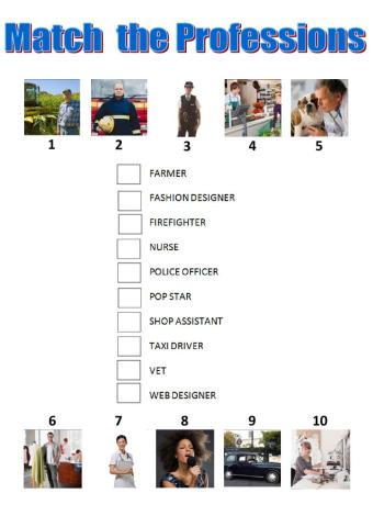 Match the jobs tiger 4 macmillan