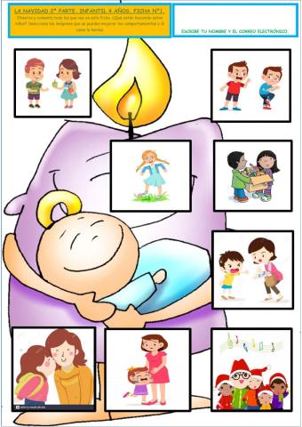 La Navidad 2ª parte. Infantil 4 años. Ceip Profesor Tierno Galván Utrera.