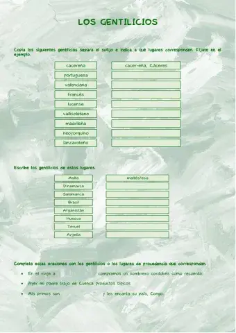 Gentilicios