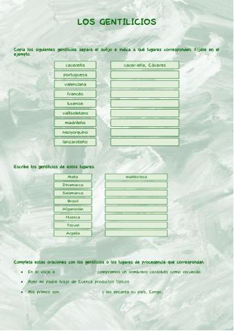 Gentilicios