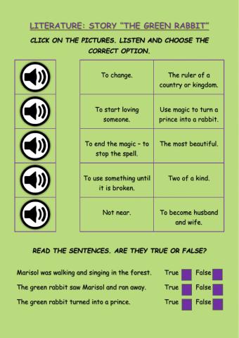 The Green Rabbit Test