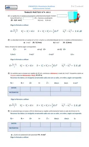 MRUV Nº1(Ejer 1-10)