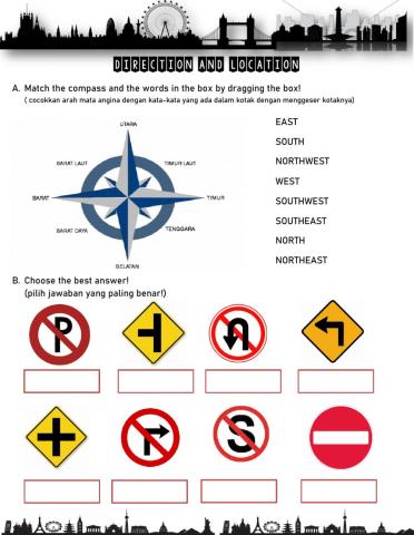 Direction and traffic signs