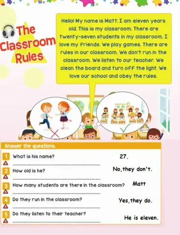 Classroom Rules