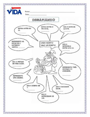 Desafiando. Matemática.