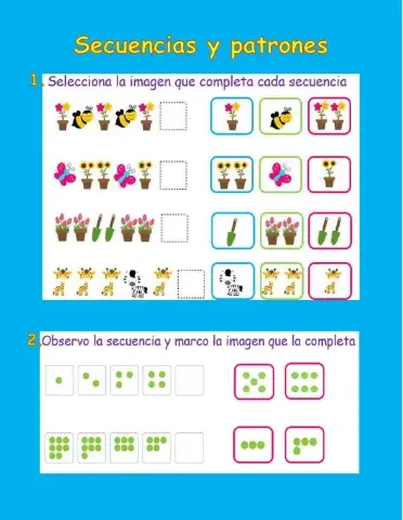 Secuencias y patrones