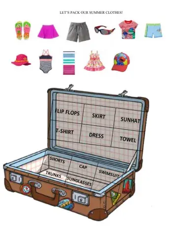 Pack your summer clothes