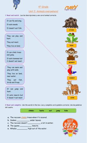 4th Grade Unit 2: Revision