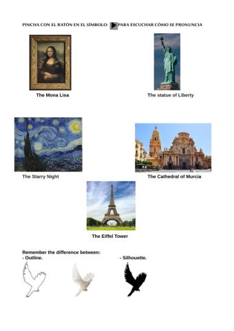 Arts and Craft Vocabulary: Masterpieces