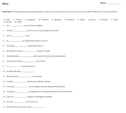 Just Imagine Vocabulary Quiz Unit 1