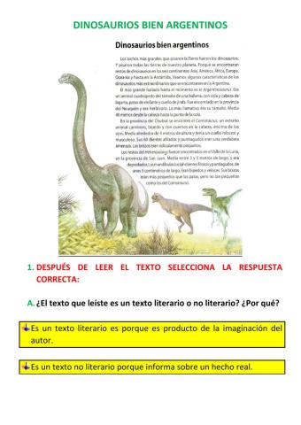 Dinosaurios argentinos